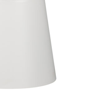 Βοηθητικό τραπέζι Ginoze Inart λευκό μέταλλο Φ50×50εκ – 029-000271