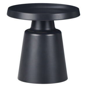 Τραπέζια σαλονιού Ginoze Inart σετ 2τεμ μέταλλο σε μαύρη απόχρωση – 029-000315