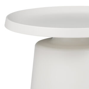 Τραπέζια σαλονιού Ginoze Inart σετ 2τεμ μέταλλο σε λευκή απόχρωση – 029-000316