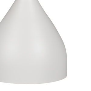 Βοηθητικά τραπέζια Kirkene Inart sintered stone σε απόχρωση λευκό μαρμάρου με λευκό μέταλλο 2τεμ – 029-000319