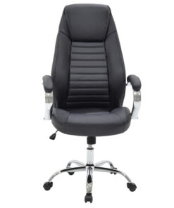Καρέκλα γραφείου διευθυντή Sonar pakoworld pu μαύρο – 033-000007