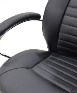 Καρέκλα γραφείου διευθυντή Sonar pakoworld pu μαύρο – 033-000007