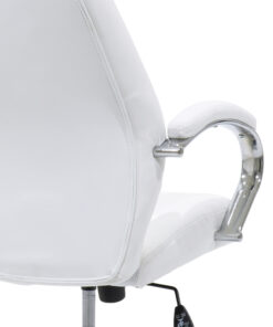 Καρέκλα γραφείου διευθυντή Sonar pakoworld pu σε λευκή απόχρωση – 033-000008