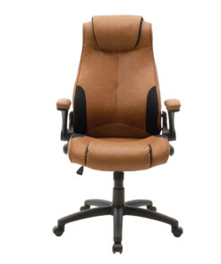 Καρέκλα γραφείου διευθυντή Bear pakoworld pu ταμπά antique-μαύρο – 033-000013