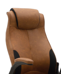 Καρέκλα γραφείου διευθυντή Bear pakoworld pu ταμπά antique-μαύρο – 033-000013