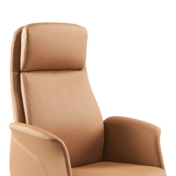 Καρέκλα γραφείου διευθυντή Derjio pakoworld καφέ pu 68x66x115εκ – 033-000020
