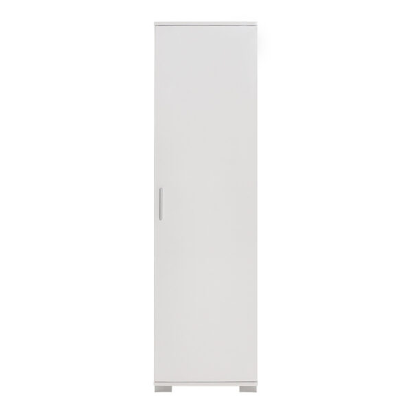 Ντουλάπι-στήλη Chad1 pakoworld λευκό gloss 45x32x169εκ – 039-000154