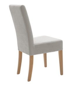 Καρέκλα Ditta pakoworld ύφασμα γκρι-πόδι sonoma 44x56x96εκ – 047-000061