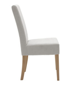 Καρέκλα Ditta pakoworld ύφασμα γκρι-πόδι sonoma 44x56x96εκ – 047-000061