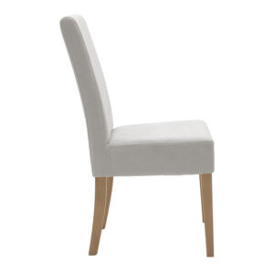 Καρέκλα Ditta pakoworld ύφασμα γκρι-πόδι sonoma 44x56x96εκ – 047-000061