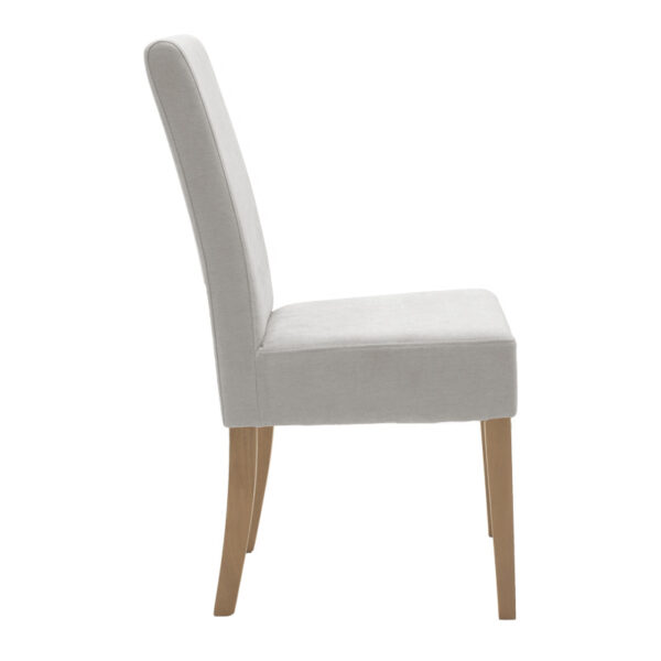 Καρέκλα Ditta pakoworld ύφασμα γκρι-πόδι sonoma 44x56x96εκ – 047-000061
