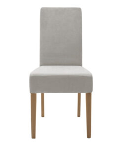 Καρέκλα Ditta pakoworld ύφασμα γκρι-πόδι sonoma 44x56x96εκ – 047-000061