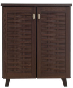 Παπουτσοθήκη-ντουλάπι MANTAM pakoworld 12 ζεύγων χρώμα καρυδί 78x40x92εκ – 049-000003