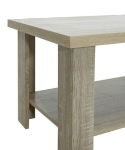 Τραπέζι σαλονιού RIANO pakoworld χρώμα sonoma 89,5×49,5×42,5εκ – 049-000024