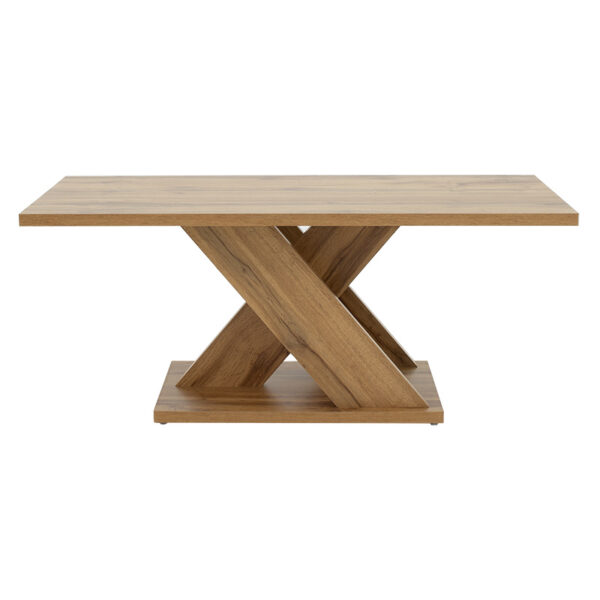 Τραπέζι σαλονιού Solange pakoworld χρώμα sonoma 110x55x47.5εκ – 049-000061