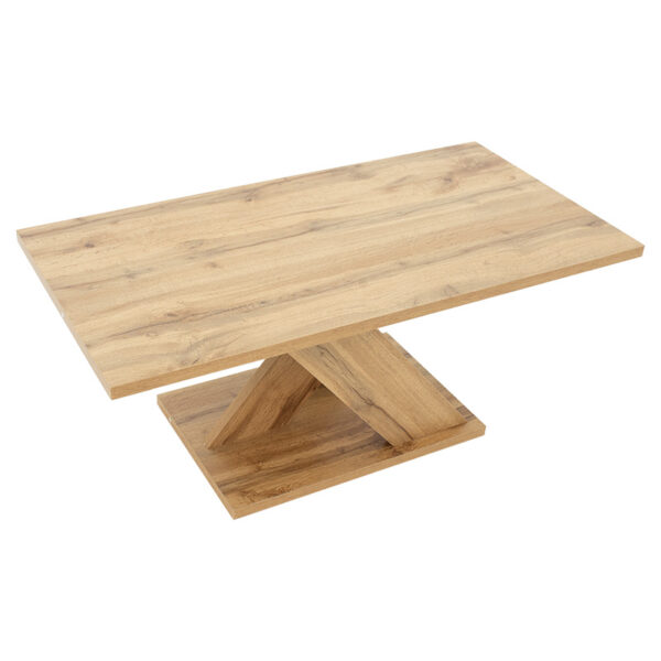 Τραπέζι σαλονιού Solange pakoworld χρώμα sonoma 110x55x47.5εκ – 049-000061