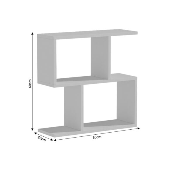 Βοηθητικό τραπέζι Kora pakoworld μελαμίνης sonoma 60x20x60εκ – 049-000085