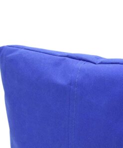 Πουφ πολυθρόνα Norm PRO pakoworld υφασμάτινο αδιάβροχο μπλε – 056-000005