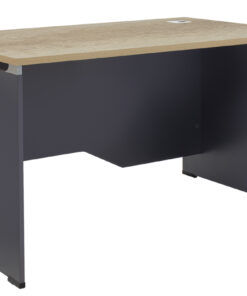 Γραφείο εργασίας επαγγελματικό Lotus pakoworld φυσικό-ανθρακί 120x80x75εκ – 069-000013