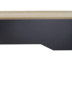 Γραφείο εργασίας επαγγελματικό Lotus pakoworld φυσικό-ανθρακί 150x80x75εκ – 069-000014