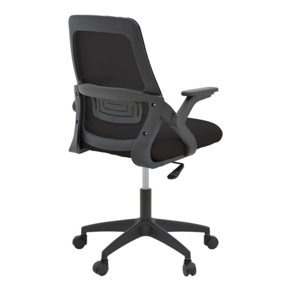 Καρέκλα γραφείου Reji pakoworld mesh ύφασμα μαύρο 58x60x89-99εκ – 069-000092