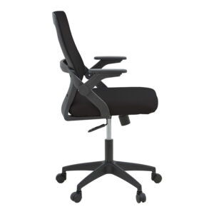 Καρέκλα γραφείου Reji pakoworld mesh ύφασμα μαύρο 58x60x89-99εκ – 069-000092