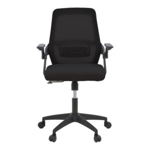 Καρέκλα γραφείου Reji pakoworld mesh ύφασμα μαύρο 58x60x89-99εκ – 069-000092