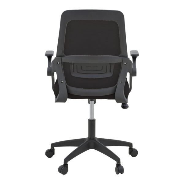 Καρέκλα γραφείου Reji pakoworld mesh ύφασμα μαύρο 58x60x89-99εκ – 069-000092