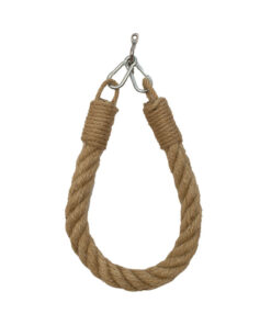 Κρεμάστρα – χαρτοθήκη τοίχου PWF-0226 pakoworld μεταλλική με σχοινί 12x3x38εκ – 071-000571