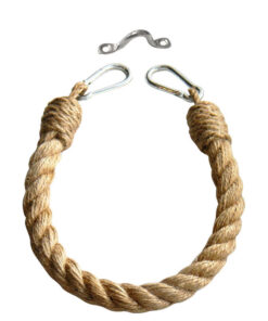 Κρεμάστρα – χαρτοθήκη τοίχου PWF-0226 pakoworld μεταλλική με σχοινί 12x3x38εκ – 071-000571