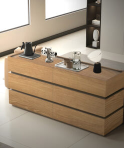 Συρταριέρα Sonlen pakoworld mdf σε oak απόχρωση 120x40x72εκ – 072-000139