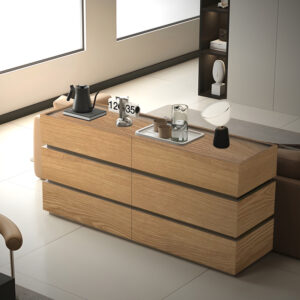 Συρταριέρα Sonlen pakoworld mdf σε oak απόχρωση 120x40x72εκ – 072-000139