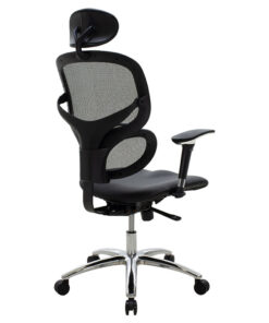 Καρέκλα γραφείου διευθυντή Freedom pakoworld Premium Quality μαύρο pu-mesh – 076-000008