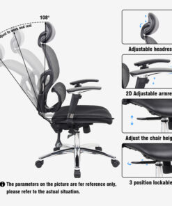 Καρέκλα γραφείου διευθυντή Freedom pakoworld Premium Quality μαύρο pu-mesh – 076-000008