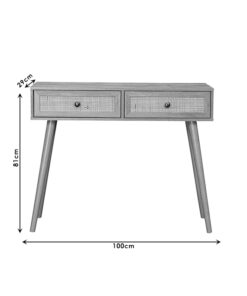 Κονσόλα Oslo pakoworld sonoma 100x29x81εκ – 086-000001
