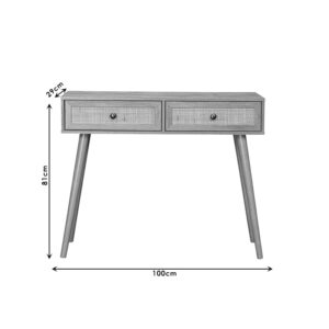 Κονσόλα Oslo pakoworld sonoma 100x29x81εκ – 086-000001