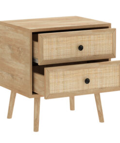 Κομοδίνο Oslo pakoworld sonoma 50x39x55εκ – 086-000002