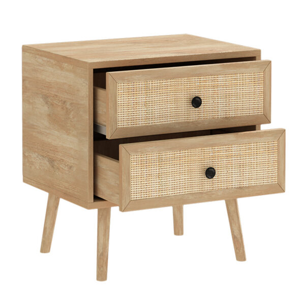 Κομοδίνο Oslo pakoworld sonoma 50x39x55εκ – 086-000002