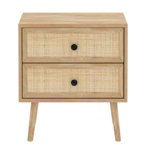 Κομοδίνο Oslo pakoworld sonoma 50x39x55εκ – 086-000002