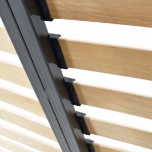 Σομιές μεταλλικός Kort με 17×2 ανατομικές τάβλες 162x195x4εκ – 088-000035