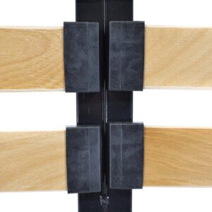 Σομιές μεταλλικός Kort με 17×2 ανατομικές τάβλες 162x195x4εκ – 088-000035