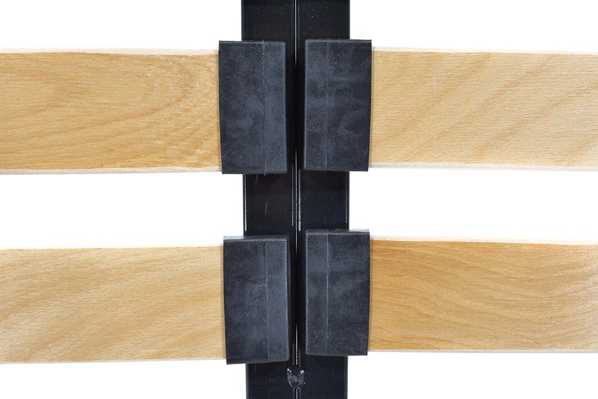 Σομιές μεταλλικός Kort με 17×2 ανατομικές τάβλες 162x195x4εκ – 088-000035