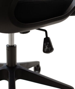 Καρέκλα γραφείου εργασίας Maestro pakoworld με ύφασμα mesh χρώμα μαύρο – 090-000007