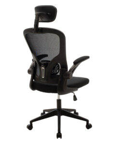 Καρέκλα γραφείου διευθυντή Ergoline pakoworld ύφασμα mesh μαύρο – 090-000010
