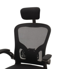 Καρέκλα γραφείου διευθυντή Ergoline pakoworld ύφασμα mesh μαύρο – 090-000010