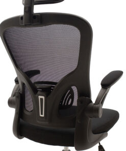 Καρέκλα γραφείου διευθυντή Ergoline pakoworld ύφασμα mesh μαύρο – 090-000010