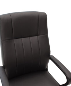 Καρέκλα γραφείου διευθυντή Roby pakoworld με pu χρώμα μαύρο – 090-000012