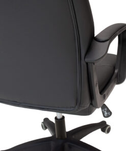 Καρέκλα γραφείου διευθυντή Roby pakoworld με pu χρώμα μαύρο – 090-000012