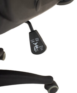 Καρέκλα γραφείου διευθυντή Roby pakoworld με pu χρώμα μαύρο – 090-000012