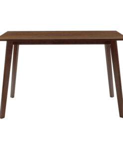 Τραπέζι Benson pakoworld MDF σε καρυδί απόχρωση 120x75x75εκ – 097-000003
